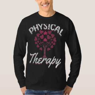 Camiseta Terapêutica Física Pt Exercício Árvore Cardíaca Fí