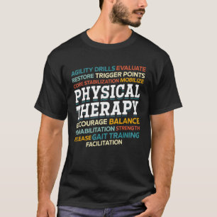 Camiseta Terapêutica Física Pta Exercício Terapia Física