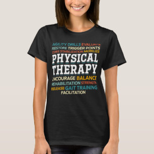 Camiseta Terapêutica Física Pta Exercício Terapia Física