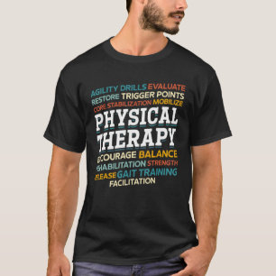 Camiseta Terapêutica Física Pta Exercício Terapia Física