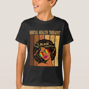 Camiseta Terapêutica Mental Afro-Mulheres História Negra