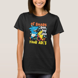 Camiseta Terapêutica Ocupa Tubarão Doo Doo Doo Your A