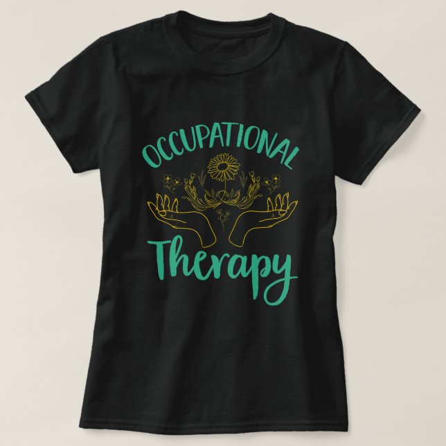Camiseta Terapêutica Ocupacional Engraçada (Frente do Design)