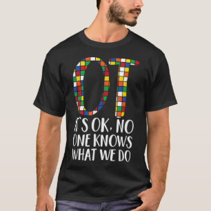 Camiseta Terapêutica Ocupacional Engraçada Terapêutica Ocup