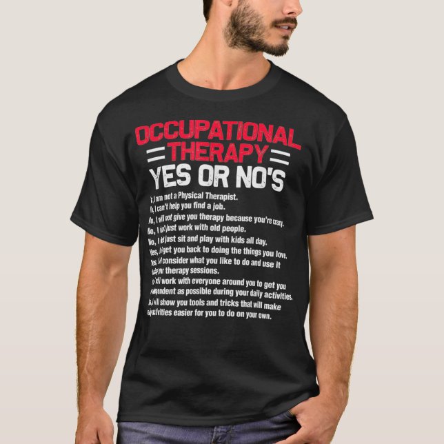 Camiseta Terapêutica Ocupacional Funcional OT OTA (Frente)