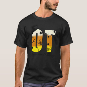 Camiseta Terapêutica Ocupacional OT Halloween OTA