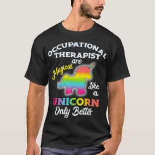 Camiseta Terapêutica Ocupacional Unicorn OT Presente Terap