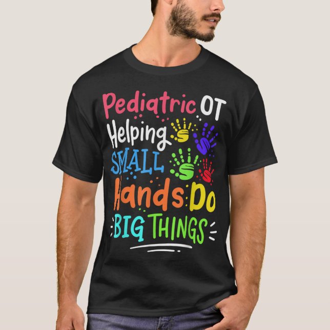 Camiseta Terapêutica Profissional Pediátrica OT (Frente)