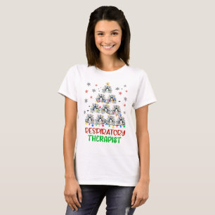 Camiseta Terapêutica Respiratória Árvore Pulmonar de Natal