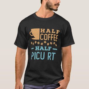 Camiseta Terapêutica Respiratória com PICU RT de Meio Café