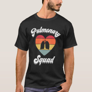 Camiseta Terapêutica Respiratória Médico Pulmonar Esquadrão