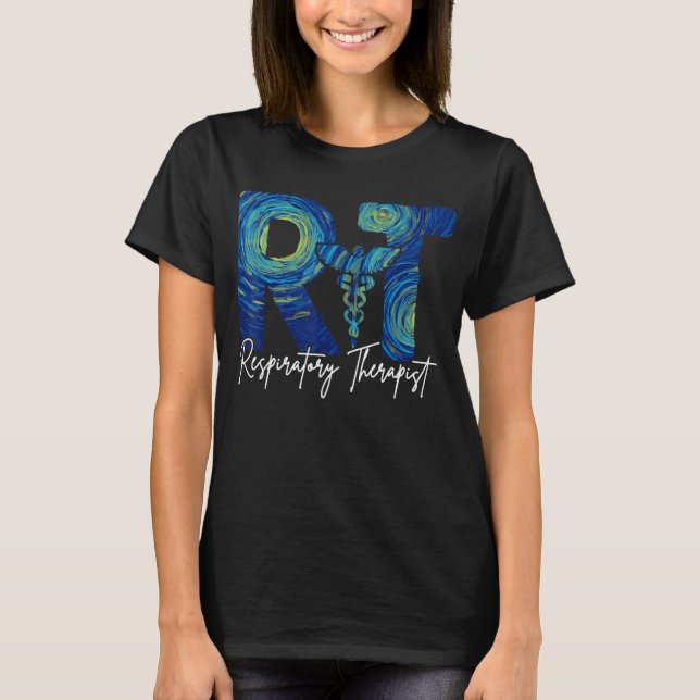 Camiseta Terapêutica Respiratória RT com Caduceus (Frente)