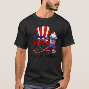 Camiseta Terapêutica Respiratória Taça Usa Tio Sam Hat Stet