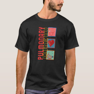 Camiseta Terapêutica Respiratória Tripulação Pulmonar Médic