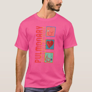 Camiseta Terapêutica Respiratória Tripulação Pulmonar Médic