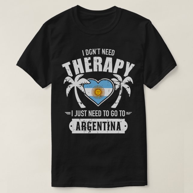 Camiseta Terapia Argentina (Frente do Design)