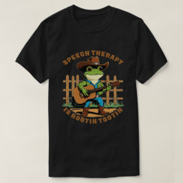 Camiseta Terapia da Fala Animada Cowboy Sapo