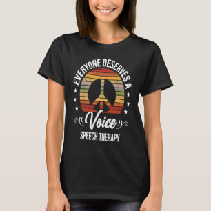 Camiseta Terapia da Fala Patologista da Linguagem Fala Tera