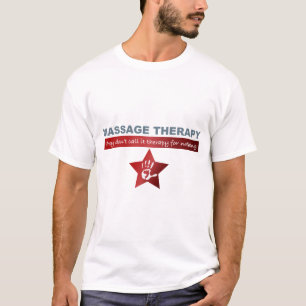 Camiseta Terapia da massagem no vermelho do rubi