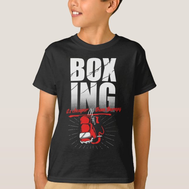 Camiseta Terapia de Boxe Kickboxing Boxeur (Frente)