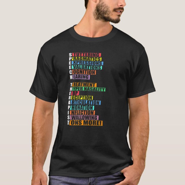 Camiseta Terapia de fala (Frente)