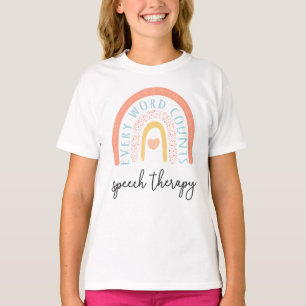 Camiseta Terapia de Fala II - Cada Palavra Conta