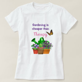 Camiseta Terapia de Jardim com Plantas em Vasos Jardim