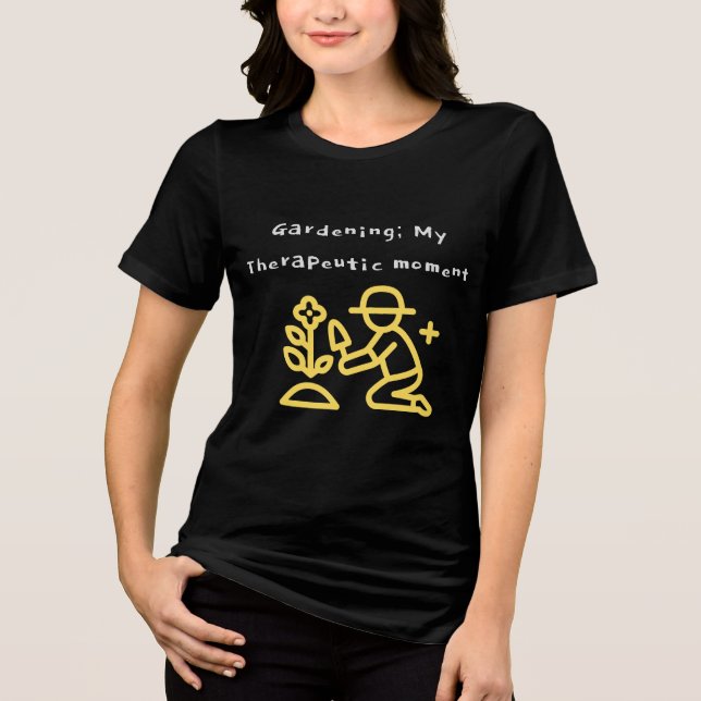 Camiseta Terapia de Jardinagem (Frente)