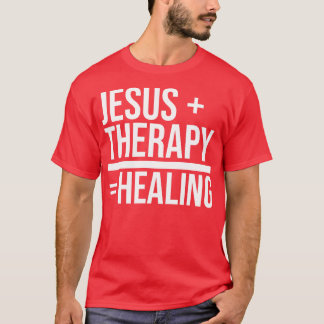 Camiseta Terapia de Jesus Curando Saúde Mental Fato Cristão
