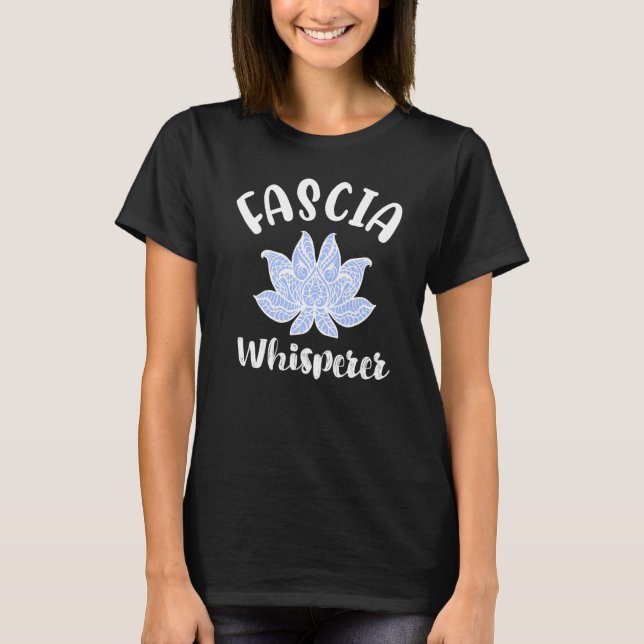 Camiseta Terapia de Massagem Fascia Whisperer Myofascial Lo (Frente)
