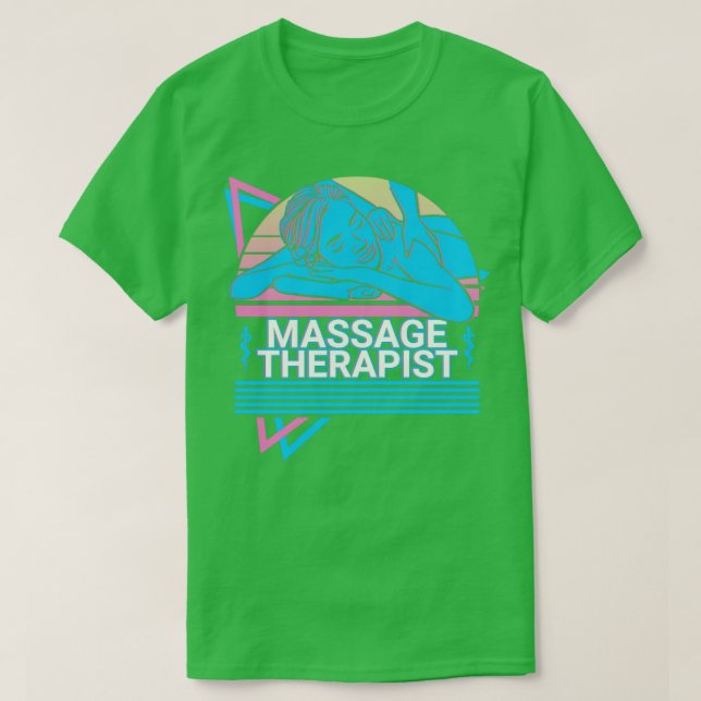 Camiseta Terapia de Massagem Terapêutica de Massagem Masseu (Frente do Design)