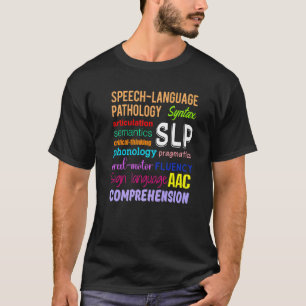 Camiseta Terapia de Patologia da Fala Conscientização da Li
