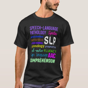 Camiseta Terapia de Patologia da Fala Conscientização da Li