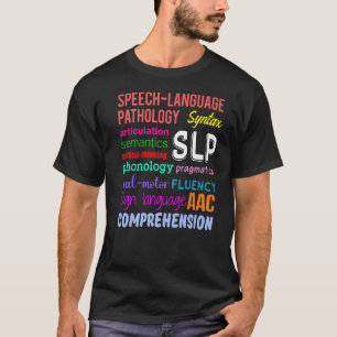 Camiseta Terapia de Patologia da Fala Conscientização da Li