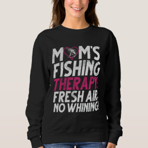 Camiseta Terapia de Pesca da Mamãe Ar Fresco, Sem Choro! Pe