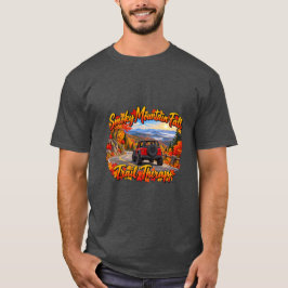 Camiseta Terapia de Trilha de Outono na Montanha Vermelha F