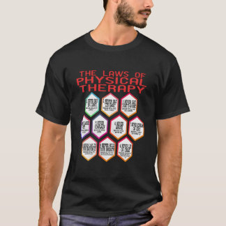 Camiseta Terapia Física As Leis da Física e Psicologia