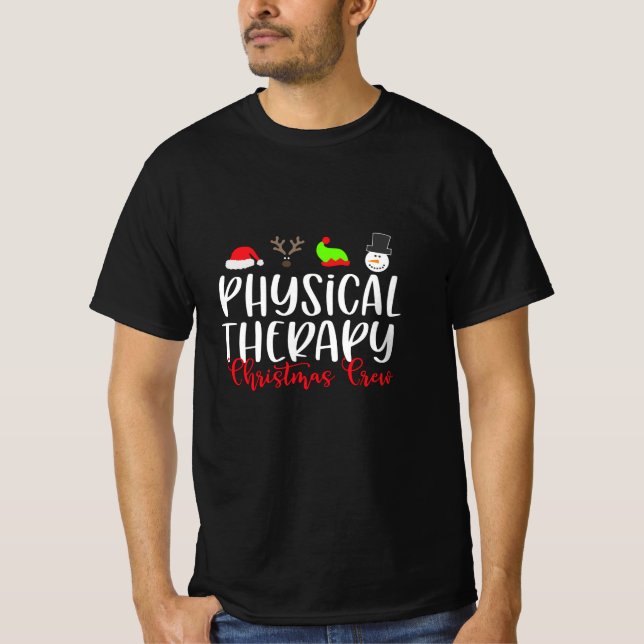 Camiseta Terapia física de Natal, equipe (Frente)