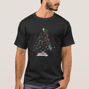 Camiseta Terapia Física Engraçada Árvore De Natal Para PT T
