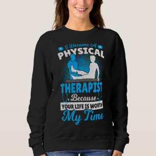 Camiseta Terapia Física Eu Tornei-Me Um Terapista Físico ej