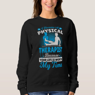 Camiseta Terapia Física Eu Tornei-Me Um Terapista Físico ej