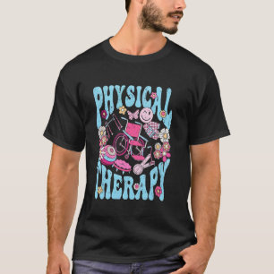 Camiseta Terapia Física Exercício Floral Colorido Thera