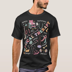 Camiseta Terapia Física Groovy Retrô Exercício DPT PT