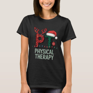 Camiseta Terapia Física Natal Terapia de Chapéu Santa