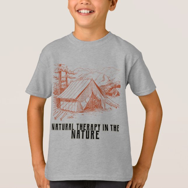 Camiseta Terapia natural na natureza (Frente)