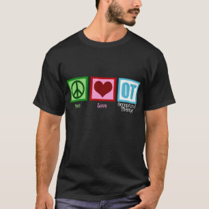 Camiseta Terapia ocupacional do amor da paz