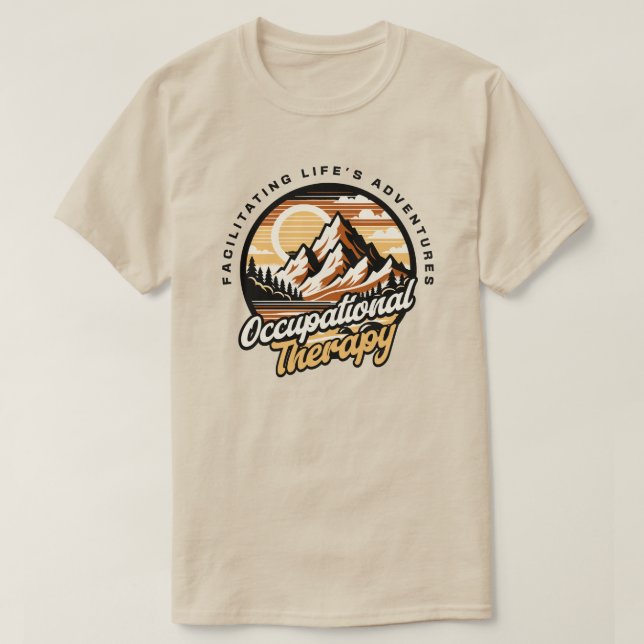 Camiseta Terapia Ocupacional Engraçado  (Frente do Design)