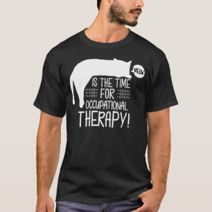 Camiseta Terapia Ocupacional Gato   TO para o ocupacional o