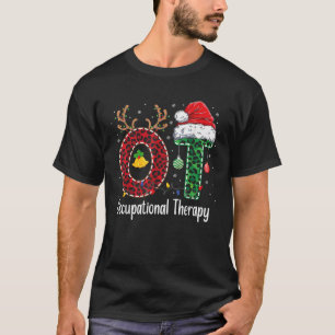 Camiseta Terapia Ocupacional Natal Santa que Não Terapia