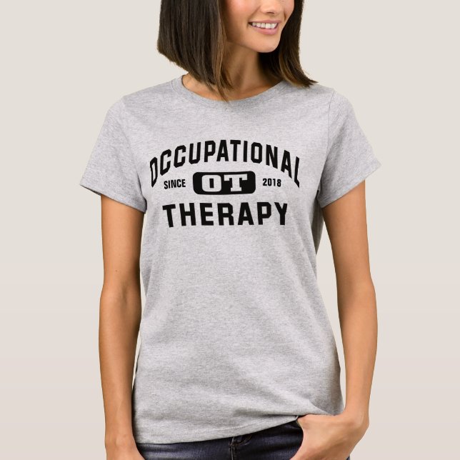 Camiseta Terapia ocupacional personalizada OT (Frente)